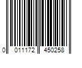 Barcode Image for UPC code 0011172450258