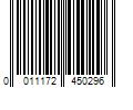 Barcode Image for UPC code 0011172450296