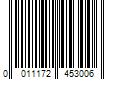 Barcode Image for UPC code 0011172453006