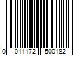 Barcode Image for UPC code 0011172500182