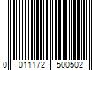 Barcode Image for UPC code 0011172500502