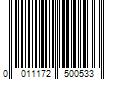 Barcode Image for UPC code 0011172500533