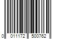 Barcode Image for UPC code 0011172500762