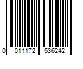 Barcode Image for UPC code 0011172536242