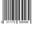 Barcode Image for UPC code 0011172539489