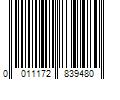 Barcode Image for UPC code 0011172839480