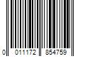 Barcode Image for UPC code 0011172854759