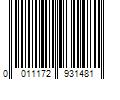 Barcode Image for UPC code 0011172931481