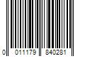 Barcode Image for UPC code 0011179840281