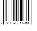 Barcode Image for UPC code 0011192640356