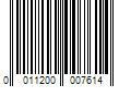 Barcode Image for UPC code 0011200007614