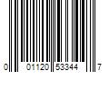 Barcode Image for UPC code 001120533447