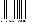 Barcode Image for UPC code 0011210009387