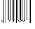 Barcode Image for UPC code 001121040951