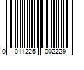 Barcode Image for UPC code 0011225002229