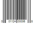 Barcode Image for UPC code 001124000068