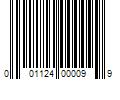 Barcode Image for UPC code 001124000099