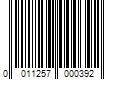 Barcode Image for UPC code 0011257000392