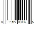 Barcode Image for UPC code 001127000065