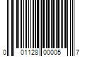 Barcode Image for UPC code 001128000057