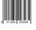 Barcode Image for UPC code 0011284003434