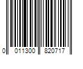 Barcode Image for UPC code 0011300820717