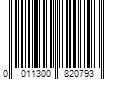 Barcode Image for UPC code 0011300820793