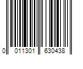 Barcode Image for UPC code 0011301630438