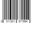 Barcode Image for UPC code 0011301671554