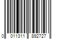 Barcode Image for UPC code 0011311892727