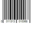 Barcode Image for UPC code 0011313010068