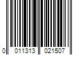 Barcode Image for UPC code 0011313021507