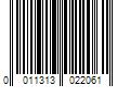 Barcode Image for UPC code 0011313022061