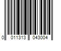 Barcode Image for UPC code 0011313043004. Product Name: FANTASIA - Liquid Mousse Super Hold Spritz