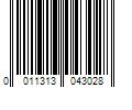 Barcode Image for UPC code 0011313043028