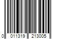 Barcode Image for UPC code 0011319213005