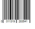 Barcode Image for UPC code 0011319283541