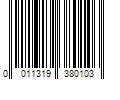 Barcode Image for UPC code 0011319380103