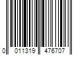 Barcode Image for UPC code 0011319476707