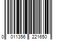 Barcode Image for UPC code 0011356221650