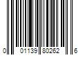 Barcode Image for UPC code 001139802626