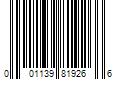 Barcode Image for UPC code 001139819266