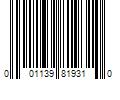 Barcode Image for UPC code 001139819310