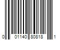 Barcode Image for UPC code 001140808181