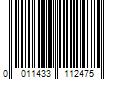 Barcode Image for UPC code 0011433112475