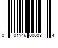 Barcode Image for UPC code 001146000084