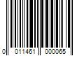 Barcode Image for UPC code 0011461000065