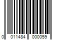 Barcode Image for UPC code 0011484000059