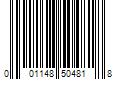 Barcode Image for UPC code 001148504818