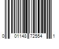 Barcode Image for UPC code 001148725541